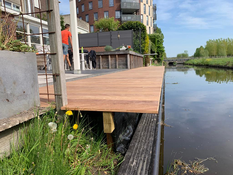 Vlonder laten maken in Bloemendaal